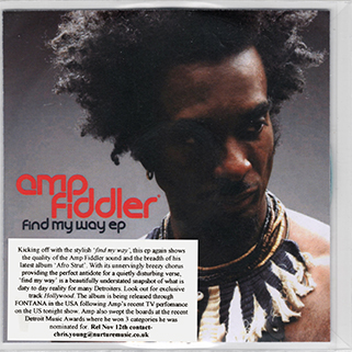 Amp Fiddler CDR Find My Way EP front with plastic cover